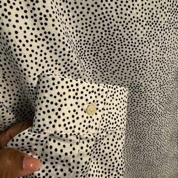 Loft Plus Dot Print round neck blouse 20 - Picture 5 of 7